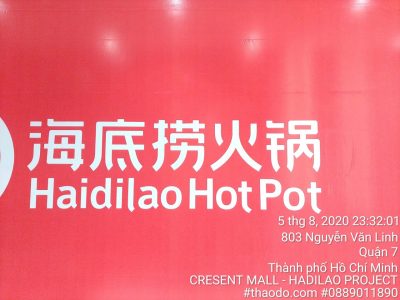 Vận chuyển vật tư thi công cho chuỗi nhà hàng Haidilao – HCM