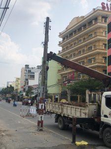 Read more about the article Tháo dỡ xong 62 trụ điện nằm giữa đường Tô Hiệu, quận Tân Phú.