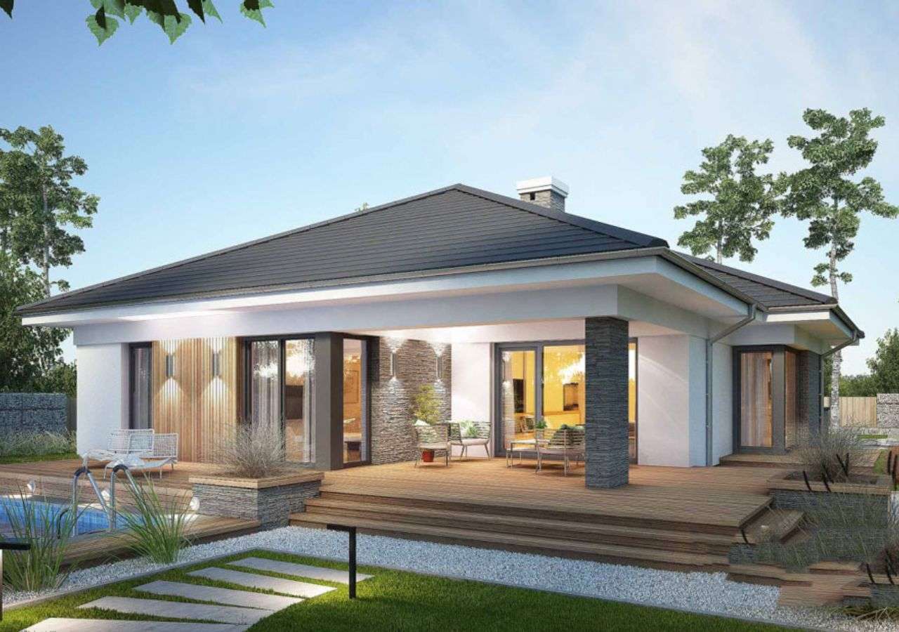 nhà cấp 4 mái nhật​