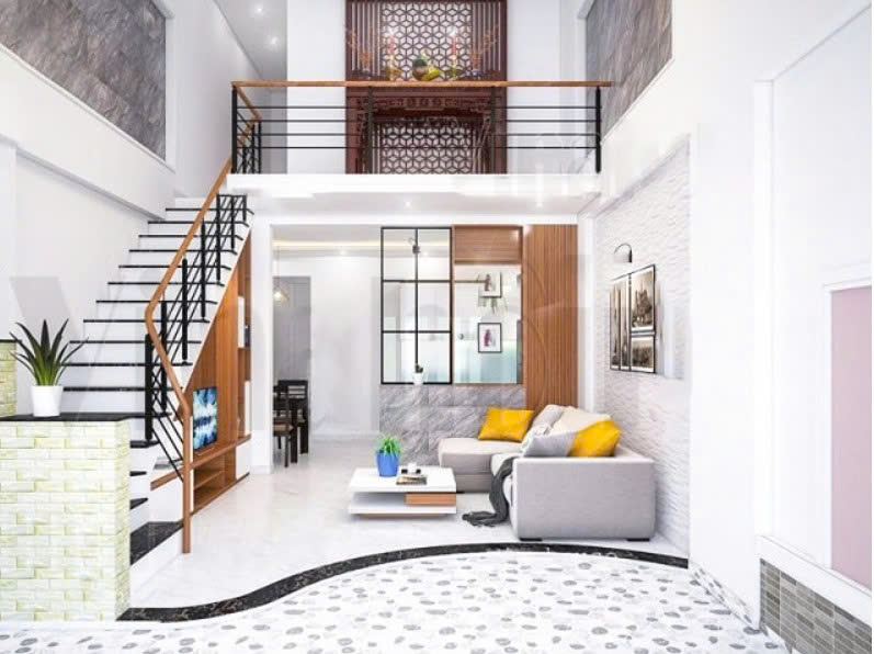 nhà cấp 4 gác lửng 200 triệu
